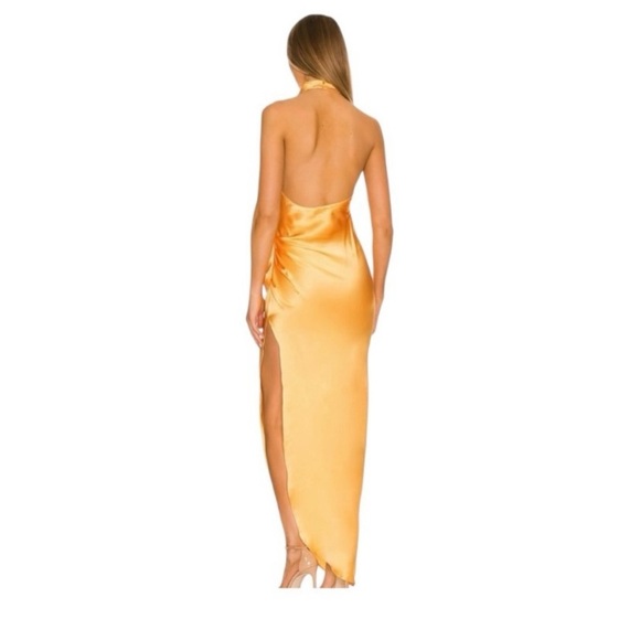 Amanda Uprichard Samba Silk Maxi Gown Dress  Size Small - Picture 3 of 10